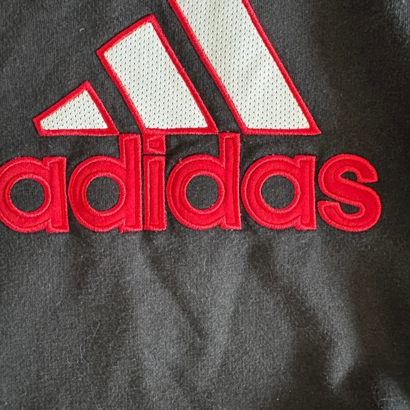 adidas Black & Gray Kids Hoodies Duo with Red & Neon Accents - Picture 3 of 5